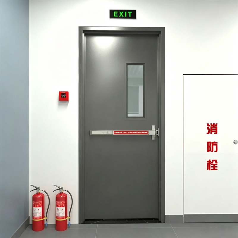 Steel Push Bar Door With Alarm