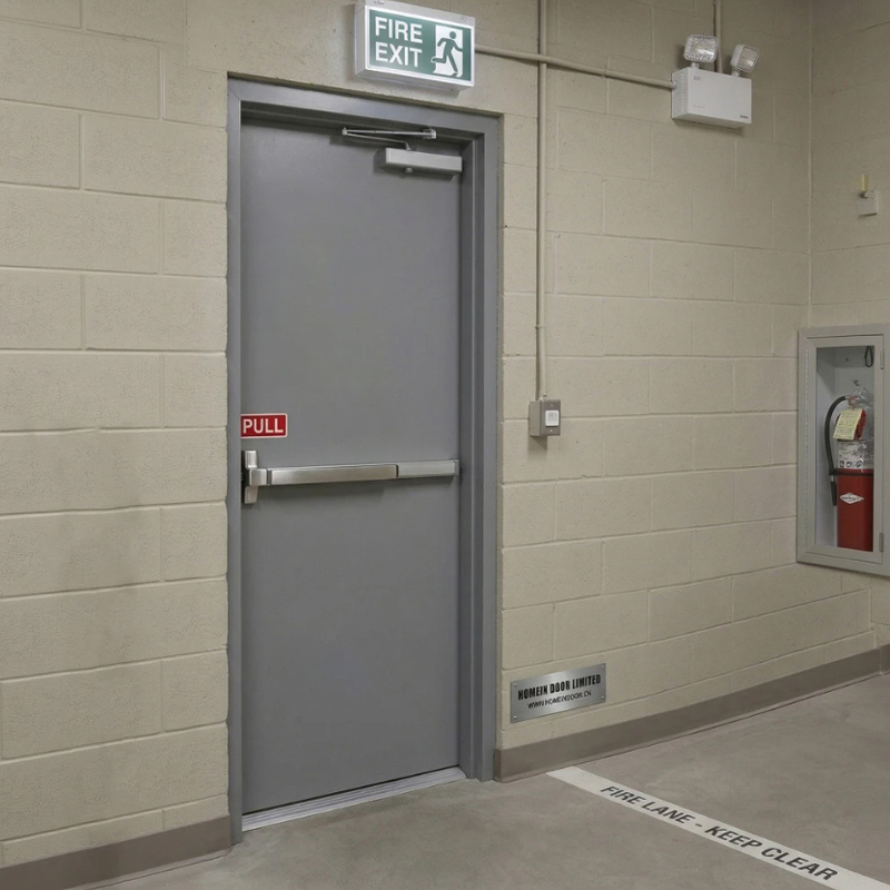 Commercial Steel Door With Push Bar Commercial Steel Door With Push Bar