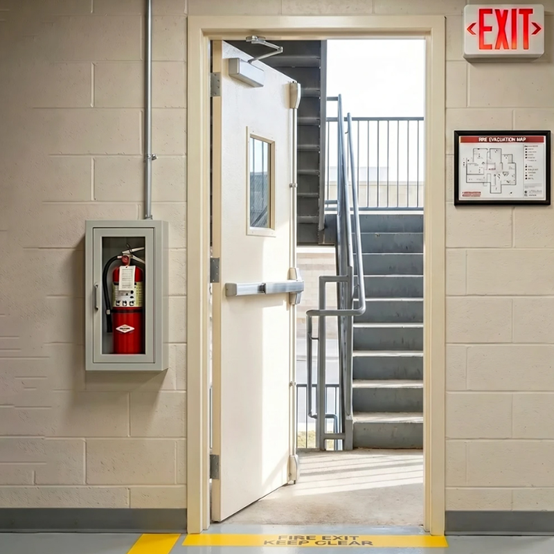 Steel High Security Fire Exit Door Steel High Security Fire Exit Door