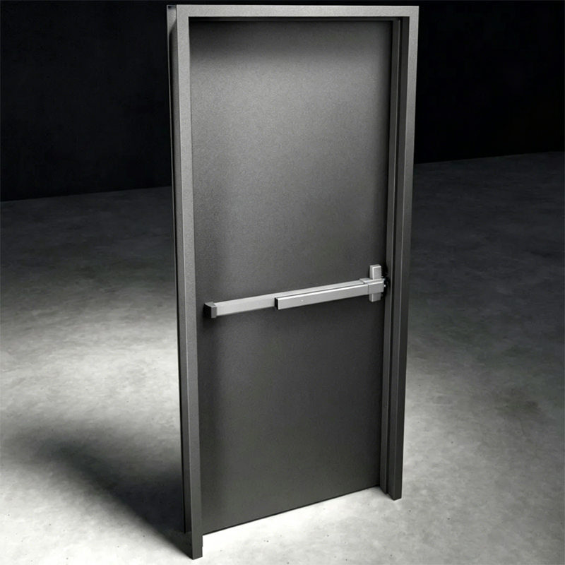 Fire-Resistant Steel Emergency Exit Door