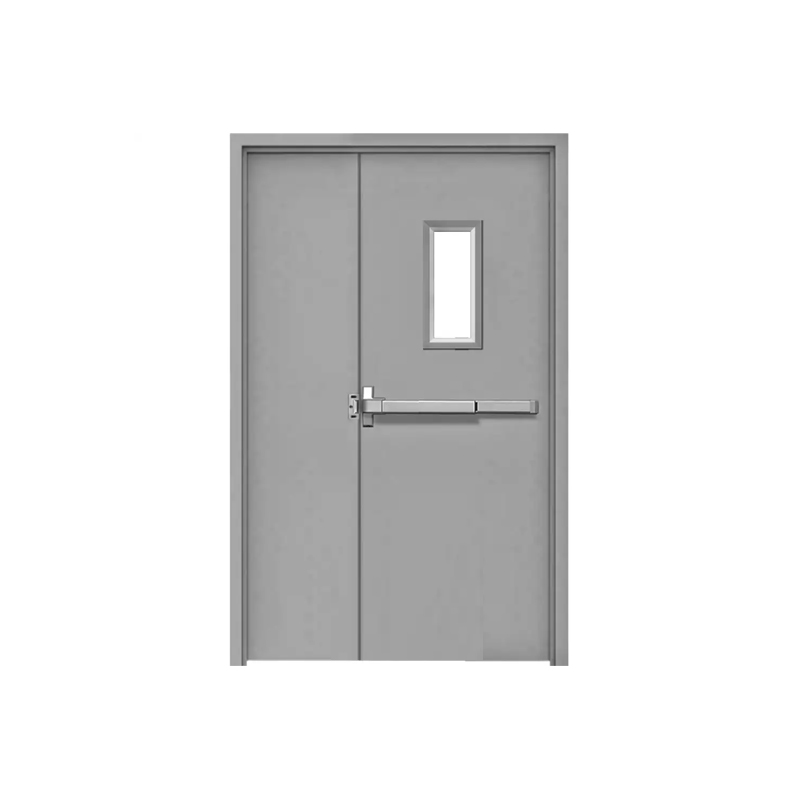 Steel Clad One-and-a-half Door With Glass