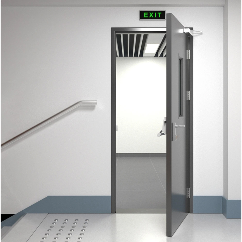 Steel Staircase Door With Push Bar Steel Staircase Door With Push Bar