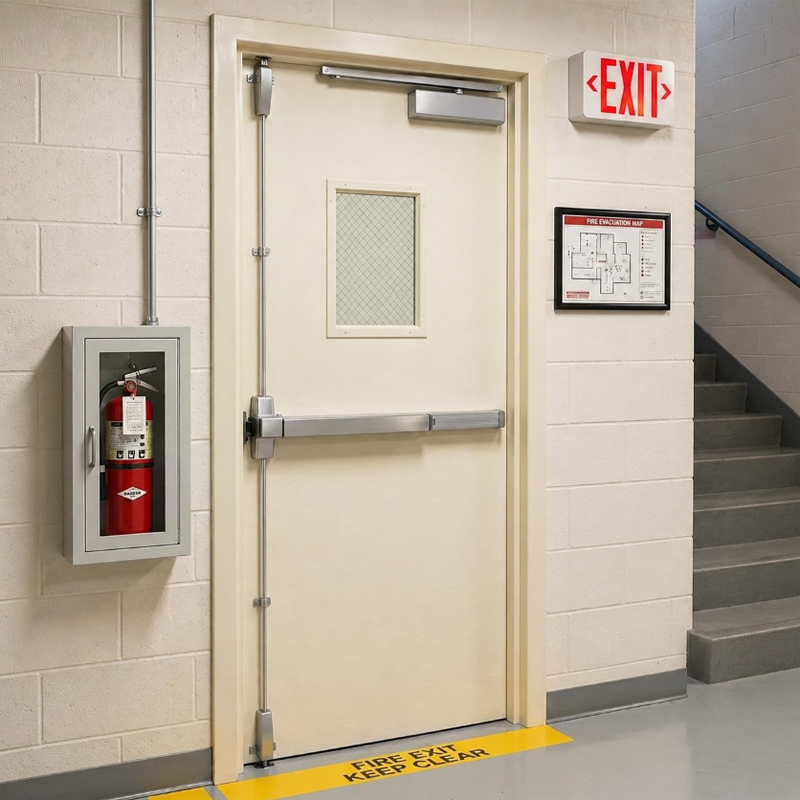 Steel High Security Fire Exit Door