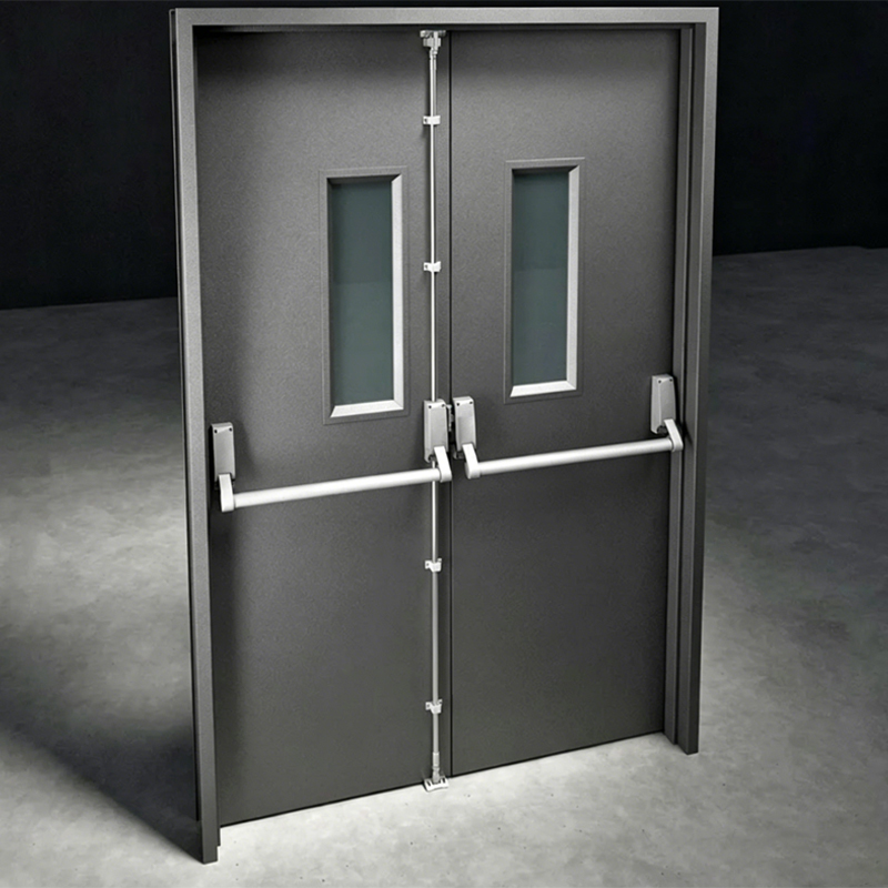 Emergency Egress Double Door With Push Bar Emergency Egress Double Door With Push Bar
