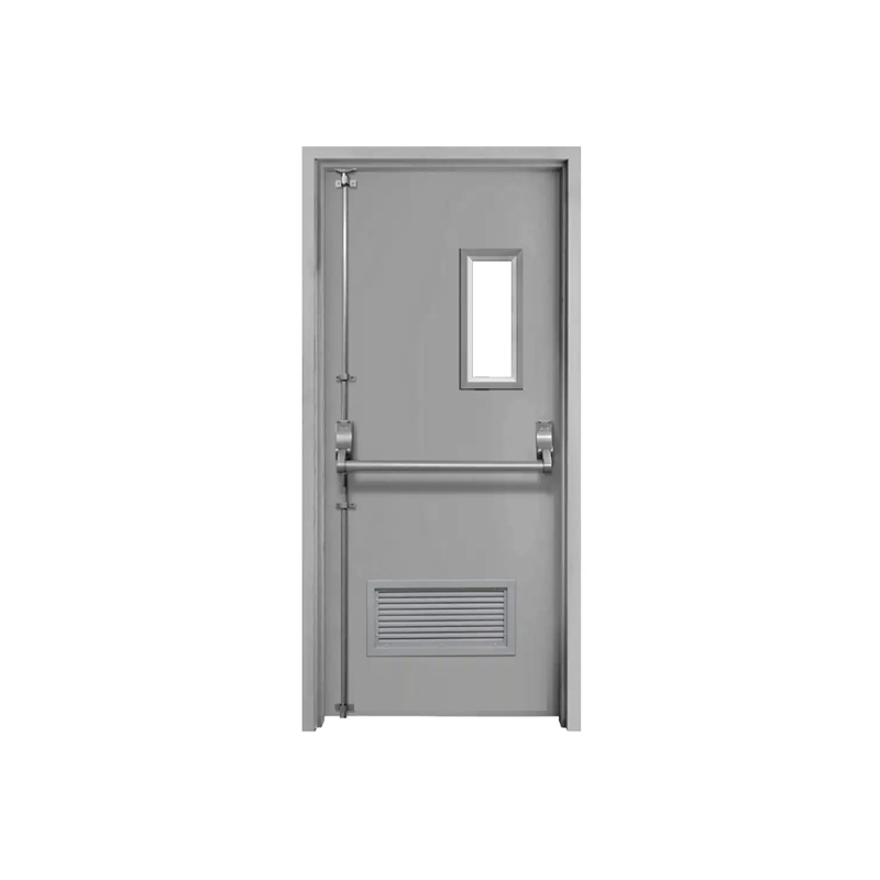 Steel Emergency Exit Door With Vertical Rod