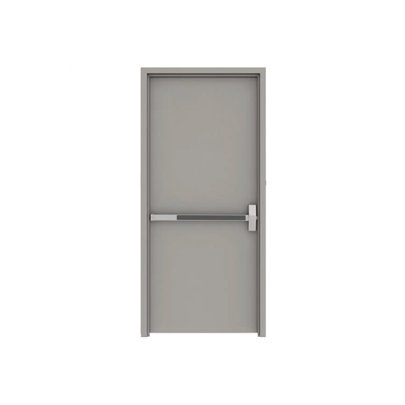 Emergency Exit Grey Flush Steel Door