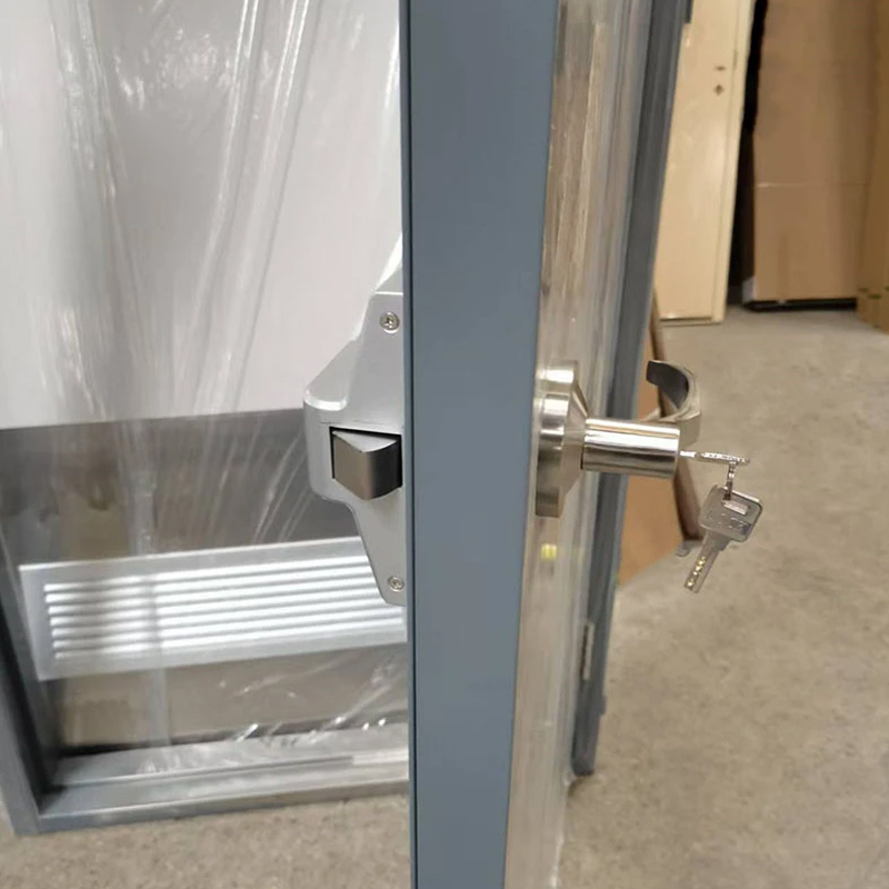 Steel Double Door With Push Bar