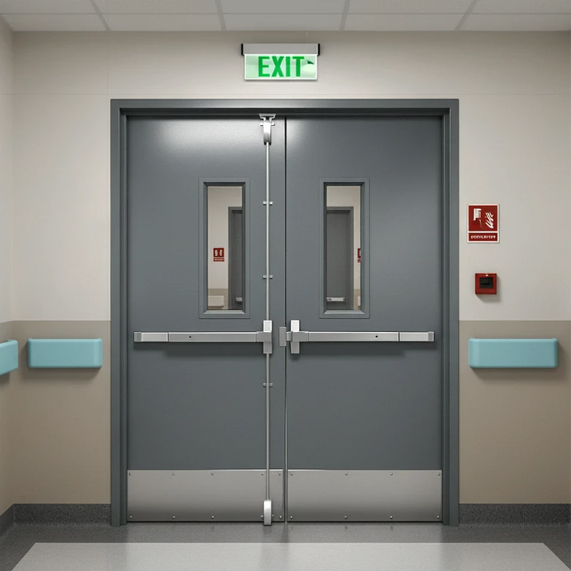 Steel Hospital Emergency Exit Door
