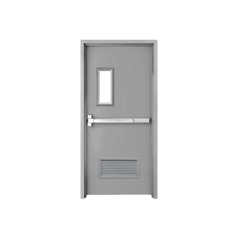 Emergency Exit Steel Door With Panic Hardware
